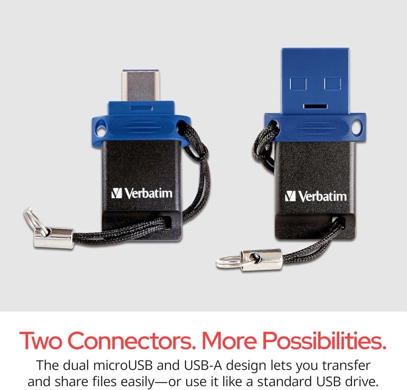 VERBATIM 32GB Store ‘n’ Go Dual OTG USB 3.2 Gen 1 Flash Drive for USB-C Devices – 2 in 1 Type C Thumb Drive - Image 4